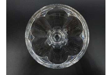 フランス　Baccarat　バカラ　アルクール　どの角度から見ても精巧かつ美しいシャンパンクープグラス3客セット(フルレッドクリスタルガラス)(R-073824)