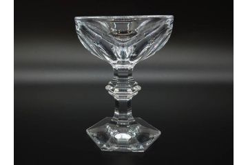 フランス　Baccarat　バカラ　アルクール　どの角度から見ても精巧かつ美しいシャンパンクープグラス3客セット(フルレッドクリスタルガラス)(R-073824)