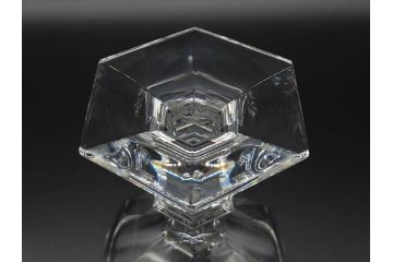 フランス　Baccarat　バカラ　アルクール　どの角度から見ても精巧かつ美しいシャンパンクープグラス3客セット(フルレッドクリスタルガラス)(R-073824)
