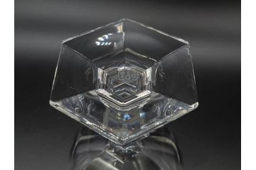フランス　Baccarat　バカラ　アルクール　どの角度から見ても精巧かつ美しいシャンパンクープグラス3客セット(フルレッドクリスタルガラス)(R-073824)