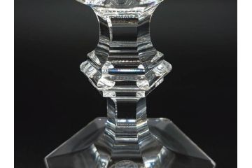 フランス　Baccarat　バカラ　アルクール　どの角度から見ても精巧かつ美しいシャンパンクープグラス3客セット(フルレッドクリスタルガラス)(R-073825)