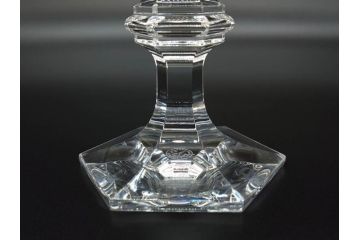 フランス　Baccarat　バカラ　アルクール　どの角度から見ても精巧かつ美しいシャンパンクープグラス3客セット(フルレッドクリスタルガラス)(R-073825)