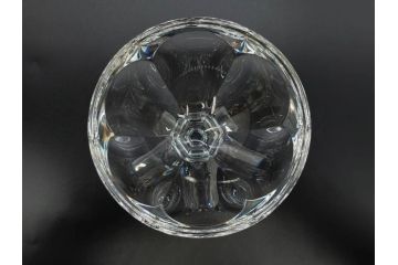 フランス　Baccarat　バカラ　アルクール　どの角度から見ても精巧かつ美しいシャンパンクープグラス3客セット(フルレッドクリスタルガラス)(R-073825)