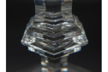 フランス　Baccarat　バカラ　アルクール　どの角度から見ても精巧かつ美しいシャンパンクープグラス3客セット(フルレッドクリスタルガラス)(R-073825)