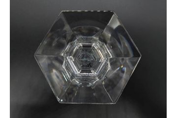 フランス　Baccarat　バカラ　アルクール　どの角度から見ても精巧かつ美しいシャンパンクープグラス3客セット(フルレッドクリスタルガラス)(R-073825)