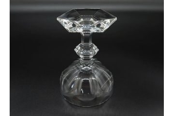 フランス　Baccarat　バカラ　アルクール　どの角度から見ても精巧かつ美しいシャンパンクープグラス3客セット(フルレッドクリスタルガラス)(R-073825)