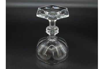 フランス　Baccarat　バカラ　アルクール　どの角度から見ても精巧かつ美しいシャンパンクープグラス3客セット(フルレッドクリスタルガラス)(R-073825)