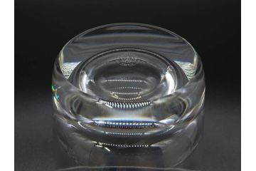 フランス　Baccarat　バカラ　上品な佇まいが魅力のロックグラス3客セット(フルレッドクリスタルガラス)(R-073826)