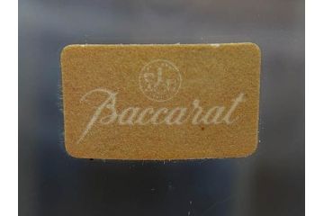 フランス　Baccarat　バカラ　上品な佇まいが魅力のロックグラス3客セット(フルレッドクリスタルガラス)(R-073826)