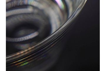 フランス　Baccarat　バカラ　上品な佇まいが魅力のロックグラス3客セット(フルレッドクリスタルガラス)(R-073827)