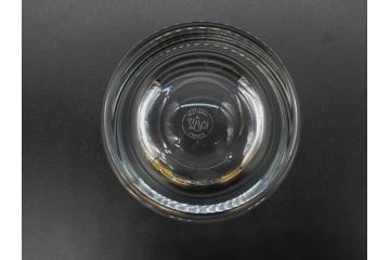 フランス　Baccarat　バカラ　上品な佇まいが魅力のロックグラス3客セット(フルレッドクリスタルガラス)(R-073827)