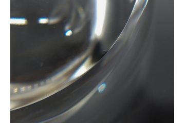 フランス　Baccarat　バカラ　上品な佇まいが魅力のロックグラス3客セット(フルレッドクリスタルガラス)(R-073827)