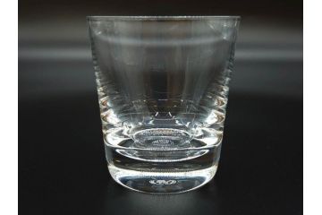 フランス　Baccarat　バカラ　上品な佇まいが魅力のロックグラス3客セット(フルレッドクリスタルガラス)(R-073827)