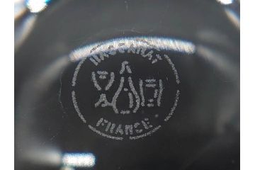 フランス　Baccarat　バカラ　上品な佇まいが魅力のロックグラス3客セット(フルレッドクリスタルガラス)(R-073827)