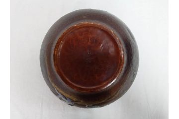 昭和七年(1932年)　帝都復興完成記念　安藤七宝店　鎚起七宝花瓶　都の春(花入、花器、桜、台座付き、共箱付き)(R-073830)
