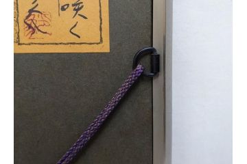 堂本印象　チューリップ咲く　吉田清泉堂　シール付　可憐なチューリップが目を惹く日本画(絵画、額装、箱付き)(R-073832)