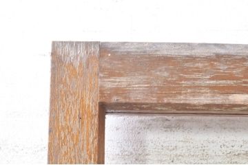 アンティーク建具　どこか懐かしい雰囲気を感じるガラス扉1枚(ドア、ガラス戸)(R-073856)