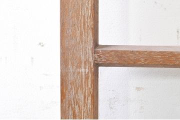 アンティーク建具　どこか懐かしい雰囲気を感じるガラス扉1枚(ドア、ガラス戸)(R-073856)