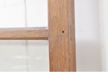 アンティーク建具　どこか懐かしい雰囲気を感じるガラス扉1枚(ドア、ガラス戸)(R-073856)