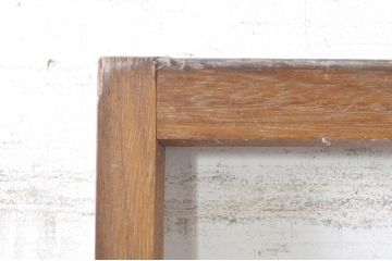 アンティーク建具　どこか懐かしい雰囲気を感じるガラス扉1枚(ドア、ガラス戸)(R-073856)