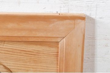 ビンテージ建具　杉(スギ)材　躍動感ある龍(竜)が見事な両面彫刻欄間2枚セット(明かり取り、明り取り、ヴィンテージ)(R-073857)