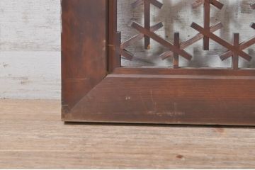アンティーク建具　華やかな和の空間を演出する組子欄間1枚(明り取り、明かり取り)(R-073861)