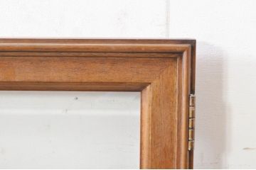 中古　マホガニー　DREXEL HERITAGE(ドレクセルヘリテイジ)　両開き　シンプルながらも上品なデザインが魅力的!キャビネットの扉2枚1対(ガラス扉、建具)(R-073862)