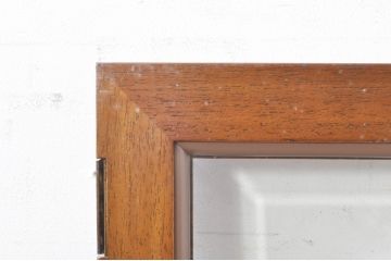 中古　マホガニー　DREXEL HERITAGE(ドレクセルヘリテイジ)　両開き　シンプルながらも上品なデザインが魅力的!キャビネットの扉2枚1対(ガラス扉、建具)(R-073862)
