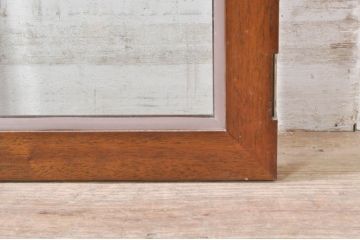 中古　マホガニー　DREXEL HERITAGE(ドレクセルヘリテイジ)　両開き　シンプルながらも上品なデザインが魅力的!キャビネットの扉2枚1対(ガラス扉、建具)(R-073862)