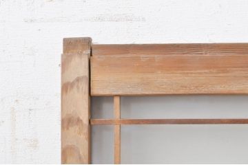 アンティーク建具　上質な和の空間を演出するガラス小窓2枚セット(ガラス窓、ガラス戸、引き戸)(R-073863)