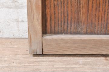 アンティーク建具　上質な和の空間を演出するガラス小窓2枚セット(ガラス窓、ガラス戸、引き戸)(R-073863)