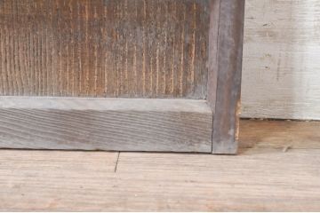 アンティーク建具　上質な和の空間を演出するガラス小窓2枚セット(ガラス窓、ガラス戸、引き戸)(R-073863)