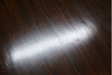和製アンティーク　総紫檀(シタン)材　漆塗り　上質な風合いが高級感を演出する座卓(ローテーブル、センターテーブル)(R-073873)