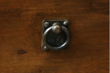 和製アンティーク　樺(カバ)材　古い木味が素敵!レトロな雰囲気溢れる小さなブックケース(本箱)(R-073876)