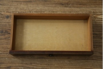 和製アンティーク　樺(カバ)材　古い木味が素敵!レトロな雰囲気溢れる小さなブックケース(本箱)(R-073876)