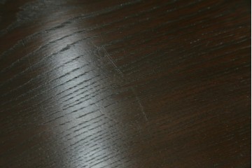 和製アンティーク　昭和初期　総欅材　天板筆返し付き　巾着モチーフのぶらり取っ手が可愛い　意匠を凝らした小振りな茶箪笥　(R-073880)