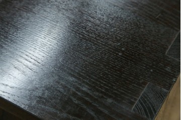 和製ヴィンテージ　三方欅(ケヤキ)材・内部桐(キリ)材　高山デザイン　シンプルモダンなデザインが美しい茶箪笥　(R-073881)
