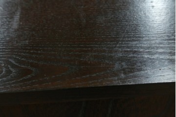 和製ヴィンテージ　三方欅(ケヤキ)材・内部桐(キリ)材　高山デザイン　シンプルモダンなデザインが美しい茶箪笥　(R-073881)