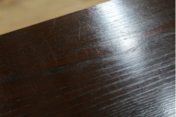 和製ヴィンテージ　三方欅(ケヤキ)材・内部桐(キリ)材　高山デザイン　シンプルモダンなデザインが美しい茶箪笥　(R-073881)
