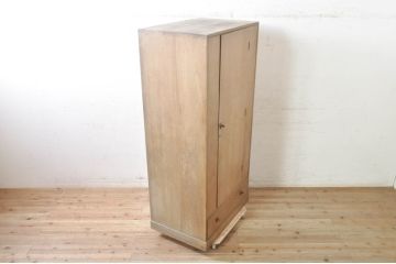 和製ビンテージ　楢(ナラ)材　素朴な佇まいが魅力的なワードローブ(洋服タンス、衣装箪笥、ヴィンテージ)(R-073882)