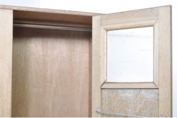 和製ビンテージ　楢(ナラ)材　素朴な佇まいが魅力的なワードローブ(洋服タンス、衣装箪笥、ヴィンテージ)(R-073882)