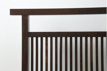中古　松本民芸家具　和の趣溢れる佇まいが魅力のC型衝立て(つい立て、衝い立て、パーテーション、仕切り)(R-073883)