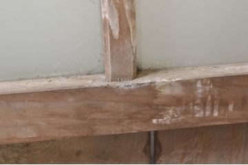 アンティーク建具　大正ロマンの雰囲気を演出する色ガラス入りガラス戸2枚セット(引き戸)(R-073886)