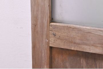 アンティーク建具　大正ロマンの雰囲気を演出する色ガラス入りガラス戸2枚セット(引き戸)(R-073886)