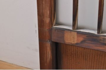 アンティーク建具　どこか懐かしい雰囲気漂う和風ガラス窓3枚セット(引き戸、ガラス戸)(R-073888)