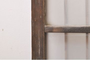 アンティーク建具　どこか懐かしい雰囲気漂う和風ガラス窓3枚セット(引き戸、ガラス戸)(R-073888)