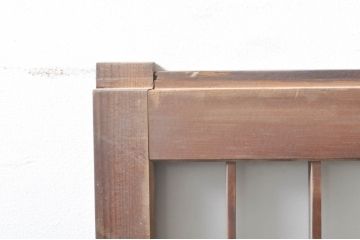 アンティーク建具　どこか懐かしい雰囲気漂う和風ガラス窓2枚セット(引き戸、ガラス戸)(R-073889)
