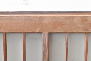 アンティーク建具　どこか懐かしい雰囲気漂う和風ガラス窓2枚セット(引き戸、ガラス戸)(R-073889)