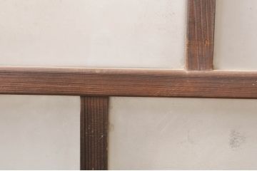 アンティーク建具　大正ロマン　ノスタルジックな雰囲気溢れるガラス窓4枚セット(引き戸、ガラス戸)(R-073890)