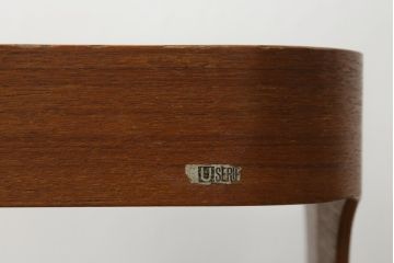 和製ビンテージ　ゴールドクラフト(GOLDCRAFT)　U SERIES　北欧スタイルの空間づくりにおすすめ!!温かみのある木味が魅力のワゴン(サイドテーブル、ヴィンテージ)(R-073894)